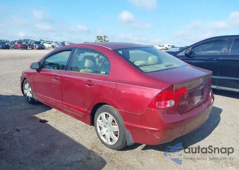 2006 Honda Civic Lx z USA, uszkodzony, nr VIN 1HGFA16566L042357